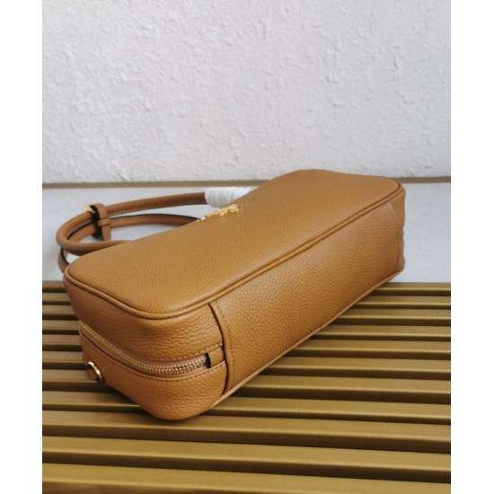 Replica Prada Medium Top-handle Bag 1BB126 Brown
