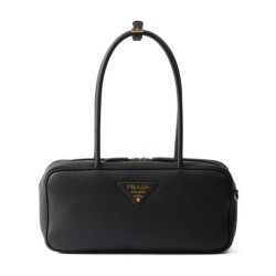 Replica Prada Medium Top-handle Bag 1BB126 Black