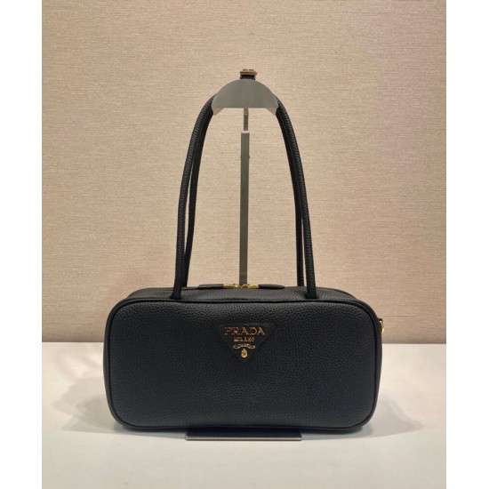 Replica Prada Medium Top-handle Bag 1BB126 Black