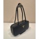 Replica Prada Medium Top-handle Bag 1BB126 Black
