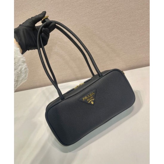 Replica Prada Medium Top-handle Bag 1BB126 Black