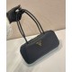 Replica Prada Medium Top-handle Bag 1BB126 Black