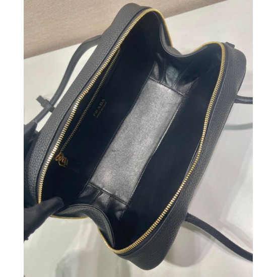 Replica Prada Medium Top-handle Bag 1BB126 Black