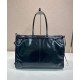 Replica Prada Leather Tote Bag 2VG128 Black Replica Prada Leather Tote Bag 2VG128 Black