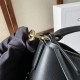 Replica Celine Small/Medium Bucket Louise Bag Black Smooth Calfskin