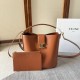 Replica Celine Small/Medium Bucket Louise Tan Smooth Calfskin