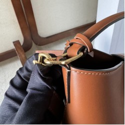 Replica Celine Small/Medium Bucket Louise Tan Smooth Calfskin Replica Celine Small/Medium Bucket Louise Tan Smooth Calfskin