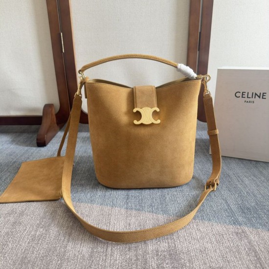 Replica Celine Medium Louise Bag Suede Calfskin Fawn