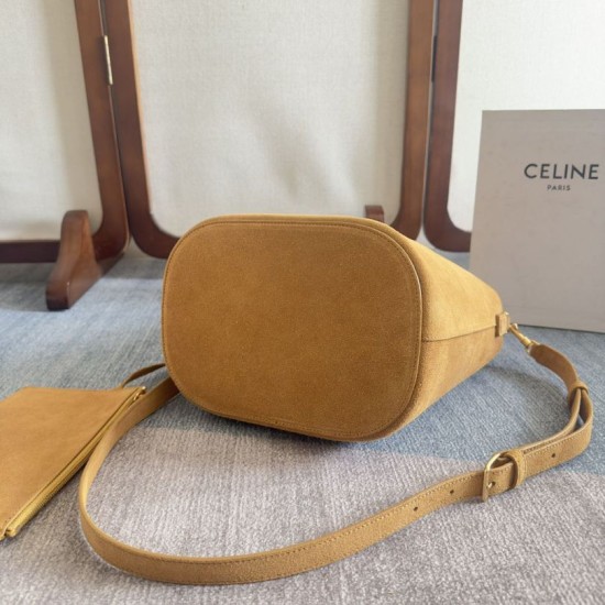 Replica Celine Medium Louise Bag Suede Calfskin Fawn