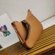 Replica Prada Shoulder Bag Grained Brown