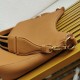 Replica Prada Shoulder Bag Grained Brown