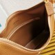 Replica Prada Shoulder Bag Grained Brown