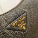 Replica Prada Shoulder Bag Grained Black