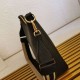 Replica Prada Shoulder Bag Grained Black
