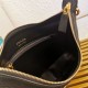 Replica Prada Shoulder Bag Grained Black