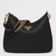 Replica Prada Shoulder Bag Grained Black