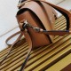 Replica Prada Flap Small Shoulder Bag Grained Brown