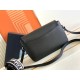 Replica Prada Flap Small Shoulder Bag Grained Black