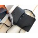 Replica Prada Flap Small Shoulder Bag Grained Black