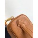 Replica Prada Mini Vanity Bag Grained Brown