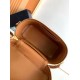 Replica Prada Mini Vanity Bag Grained Brown
