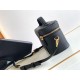 Replica Prada Mini Vanity Bag Grained Black