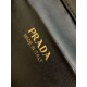 Replica Prada Mini Vanity Bag Grained Black