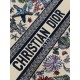 Replica Dior Medium Book Tote Bag Raffia with Dior Cabinet de Curiosites Beige