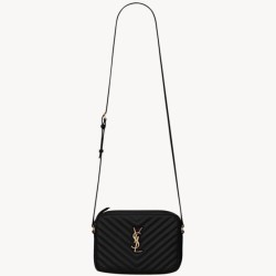 Replica YSL saint Laurent Lou camera bag black quilted calfskin