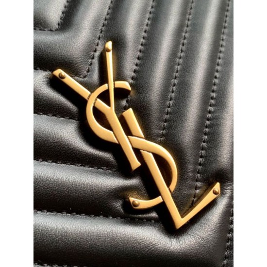 Replica YSL saint Laurent Lou camera bag black quilted calfskin