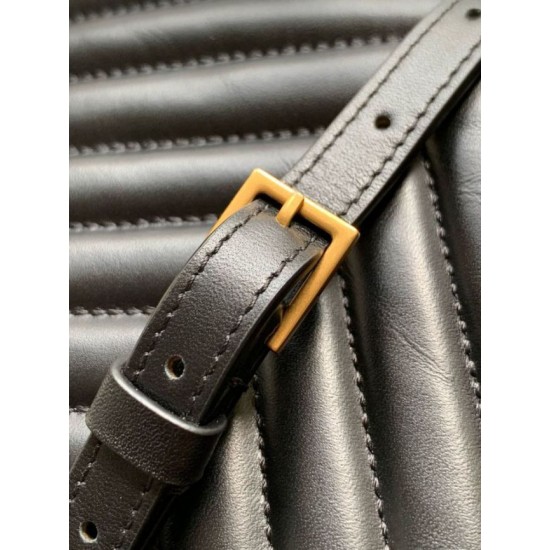 Replica YSL saint Laurent Lou camera bag black quilted calfskin