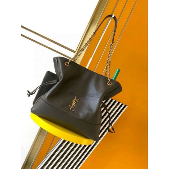 Replica YSL Saint Laurent Jamie 4.3 Large Pochon Shopping Bag Light Musk