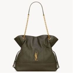 Replica YSL Saint Laurent Jamie 4.3 Large Pochon Shopping Bag Light Musk