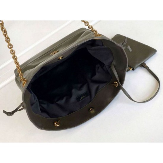Replica YSL Saint Laurent Jamie 4.3 Large Pochon Shopping Bag Light Musk