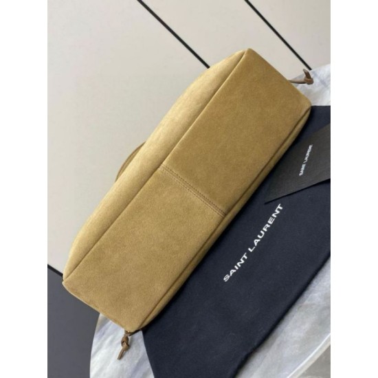 Replica YSL Saint Laurent Jamie 4.3 Large Pochon Shopping Bag Gold Leaf Suede Brown Replica YSL Saint Laurent Jamie 4.3 Large Pochon Shopping Bag Gold Leaf Suede Brown