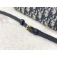 Replica Christian Dior Caro Box Bag with Chain Dior Oblique Jacquard Blue