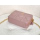 Replica Christian Dior Caro Box Bag with Chain Pink Replica Christian Dior Caro Box Bag with Chain Pink
