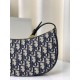 Replica Christian Dior CD Lounge Bag Dior Oblique Jacquard Blue