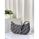 Replica Christian Dior CD Lounge Bag Dior Oblique Jacquard Blue