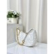 Replica Christian Dior CD Lounge Bag Supple Macrocannage White