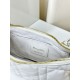 Replica Christian Dior CD Lounge Bag Supple Macrocannage White