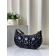 Fake Christian Dior CD Lounge Bag Supple Macrocannage Black Replica