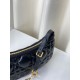 Fake Christian Dior CD Lounge Bag Supple Macrocannage Black Replica