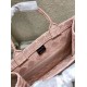 Replica Christian Dior Small Book Tote Bag Cannage Embroidery Pink Fake Christian Dior Small Book Tote Bag Cannage Embroidery Pink Replica