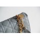 Replica Christian Dior Small Caro Bag Cannage Calfskin Cloud Blue