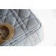Replica Christian Dior Small Caro Bag Cannage Calfskin Cloud Blue