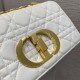 Replica Christian Dior Small Caro Bag Cannage Calfskin White Replica Christian Dior Small Caro Bag Cannage Calfskin White