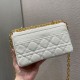 Replica Christian Dior Small Caro Bag Cannage Calfskin White Replica Christian Dior Small Caro Bag Cannage Calfskin White
