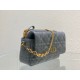 Replica Christian Dior Caro Pouch Cannage Calfskin Blue Replica Christian Dior Caro Pouch Cannage Calfskin Blue