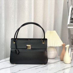Replica Christian Dior Parisienne Bag Smooth Calfskin Black